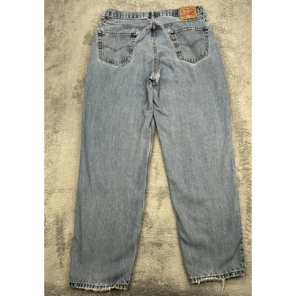 Levis‎ 560 Men Blue Denim Baggy Relaxed Comfort Fit Jeans 36x34 (34x31 actual)